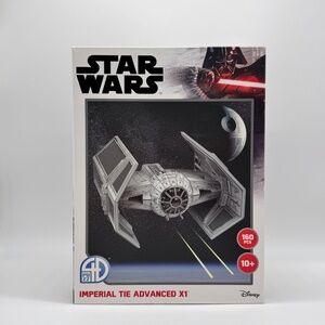 Star Wars Imperial TIE Advanced X1 3D Puzzle 160 Pieces – Brand New Disney